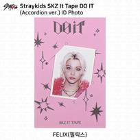 Stray Kids SKZ It Tape DO IT Akordeono versija. Oficiali nuotraukų kortelė Felix ID Photo pink