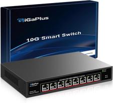 10gb Ethernet jungiklis su 8 prievadais, 8x 10gbe Rj45