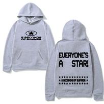 KAS NORI, TAS ŽVAIGŽDĖ! KARŠTAI ROŽINIS HOODIE Naujas 5 Seconds of Summer Tas pats kaip svetainėje Drabužiai Unisex Megztiniai S pilka spalva