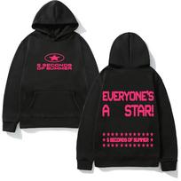 KAS NORI, TAS ŽVAIGŽDĖ! KARŠTAI ROŽINIS HOODIE Naujas 5 Seconds of Summer Tas pats kaip svetainėje Drabužiai Unisex Megztiniai L juoda