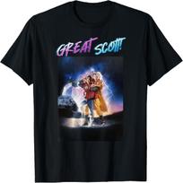 Back To The Future Great Scott Poster T-Shirt XXXXXL juoda