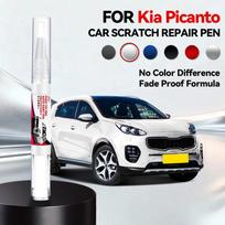 Kia Picanto dažų taisymo pieštukas, kosmetiniams įbrėžimams šalinti, „pasidaryk pats“ automobilio aksesuarai, juodas, baltas, sidabrinis, raudonas perlų baltos spalvos