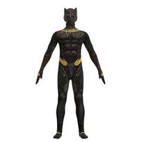 Helovino kostiumas cosplay anime vaikiškas vyriškas juodoji pantera volverinas marvel herojus scenos pasirodymas raumenų kostiumas 140 black