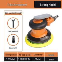 Pneumatic Sander and Polisher for Cars, Walls, and Rust Removal orange