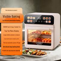 Multi-Function Large Capacity Touchscreen Air Fryer & Electric Oven white
