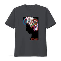 Retro Bob Dylan Forever Young Its Alright Ma Blowin In The Wind Folk Music T Shirt vintage Washed Stylish Stretched 4XL black
