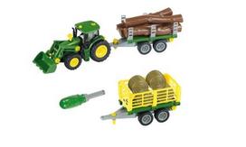 Theo Klein John Deere traktoriaus ir priekabos konstravimo rinkinys