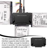 Aicharynic usb 3.0 į sata ir ide adapteris su maitinimo jungikliu, skirtas 2.5 colio ir 3.5 colio hdd - suderinamas su windows xp/vista/7/10/mac os
