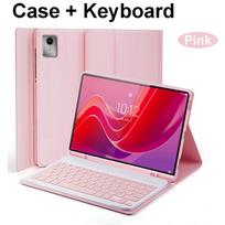 Dėklas Tab M11 11 colių, Bluetooth klaviatūros dangtelis Xiaoxin Pad 11 / , Idea Tab 11 išmaniojo stovo dangtelis Lenovo Pad 11 inch&Spanish pink