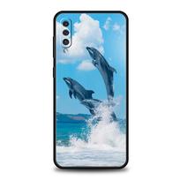 Vandenyno gyvūnas Delfinas Telefono dėklas Samsung Galaxy A56 A36 A26 A34 A17 A16 A06 A14 A12 A54 A72 A24 A22 A20e A52 A50 A40 A32 Samsung A04