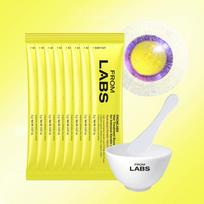 FROMLABS Proteino kapsulės Greito atstatymo plaukų priežiūra 200ml, 3 minučių keratino plaukų kaukė ir giliai maitinantis kondicionierius Powder8PACK yellow