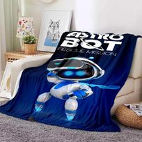 Naujas 29 stiliaus Astro Bot žaidimo animacinis robotas dovanų pledas, minkštas pledas namams, miegamajam, lovai, sofai, kelionėms, iškylai, vaikams 75x90cm