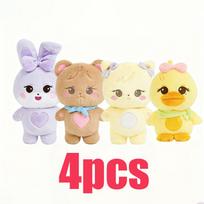 4 vnt. Kpop Born Pink pliušinė pagalvė Pasaulinės ekskursijos 25 cm Animacinių filmukų Q stiliai Gerbėjų dovanos Kolekcijos Aksesuarai puikiai tinka kasdieniam naudojimui