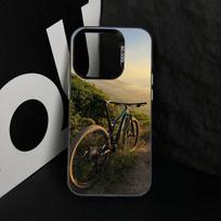 C-Cool M-Kalnų dviračio dviračio telefono dėklas, skirtas iPhone 17,16,15,14,13,12,11 Plus,Pro Max,XS,Spalvotas sidabruotas vidinis dangtelis iPhone17