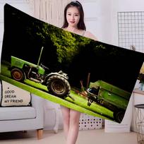 Farming Tractor Fendt Anime Paplūdimio Maudymosi Rankšluostis Minkštas Sugeriantis Servetėlė Vaikų Dovana Vaikams Kelionėms Stovyklavimui Sporto Salėms W63*H120(CM)