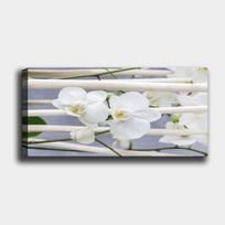 Reprodukcija ant drobės Orchidėjos, 50x120 cm