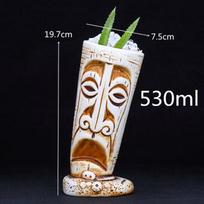 660ml Havajų Tiki Puodeliai Kokteilių Taurė Alaus Gėrimų Puodelis Vyno Puodelis Keraminiai Tiki Puodeliai 200-700ml