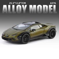 2026 Naujas 1:18 Lamborghini Huracán Sterrato Super Automobilio Išskirtinis Lydinio Automobilio Modelis Gimtadienio Dovana Stalo Dekoracija & Kolekcionuojamas Imitacinis Žaislas žalia