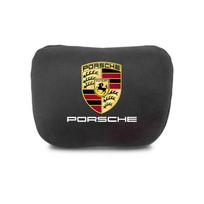 UQMW3 Aukštos kokybės automobilio kaklo galvos atramos atrama Sėdynės minkšta pagalvė Porsche 911 718 Taycan Panamera Cayenne Macan Boxster Cayman Pajun black