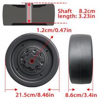 21CM/25CM/30CM,8/10/12in Vaikų elektrinio automobilio EVA vientisos gumos aligatoriaus padanga,Važiuojamasis automobilis Kart driftingo automobilio padanga, Jungtis, guolis 1PCS 21CM gray