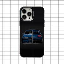 M3 E36 Galios Senovinis Automobilis Dtm Telefono Dėklas Skirtas iPhone 16,15,14,13,12,11,8,7,Pro,Max,Plus,Mini,XS,SE Kritimui Atsparus Juodas Matinis Kietas iPhone12mini black