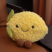 Mielas vaisinis pliušinis žaislas Morkos Mangas Citrinos Pagalvė Kawaii kimštas lėlės Ornamentas Dovana Vaikams beige