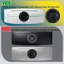 Monitoriaus laikiklis Tjyuze Odyssey G9 laikiklis, suderinamas su Samsung Neo G9 49 colių G94t G93t G95t G95na (netinka G95c/g95sc)