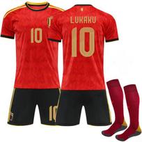 2526 Belgija Namų Raudona Nr. 7 De Bruyne marškinėlio Nr. 10 Lukaku Futbolo Džersis XS