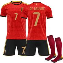 2526 Belgija Namų Raudona Nr. 7 De Bruyne marškinėlio Nr. 10 Lukaku Futbolo Džersis 26