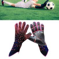 Futbolo Vartininko Pirštinės Latekso Neslystančios Futbolo Pirštinės Su Stipriomis Delnų Griebimo Dalimis Vaikams Berniukams Nr.8 black