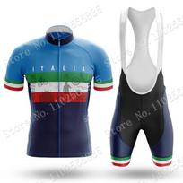 Italija Italia Nacionalinis Dviračių Dėvėjimo Rinkinys Vyriškas Vasaros Dviračių Drabužiai Road Dviratininko Marškinėliai Kostiumas Dviračio Šortai su Petnešėlėmis MTB Maillot 3XL