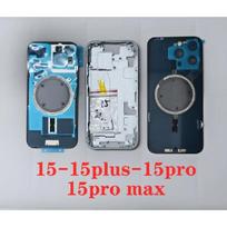 Rear Housing,For iPhone 15 Pro Max 15 Shell With Free Gifts,Battery Back CoverMiddle Chassis FrameSide Key For IPhone 15 Plus 15 pro max geltona