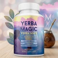 Yerba Magic Grynos Yerba Mate kapsulės – 100% nerūkytas Pietų Amerikos žolelių ekstraktas energijai ir susikaupimui (60 vienetų) 1pack