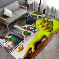 Shreko asmenukių kamera Ogro neslystantis kilimėlis Animacinis Anime grindų kilimėlis Vaikų miegamojo svetainės dekoras Kilimas Dovana filmo gerbėjui 60x90cm yellow