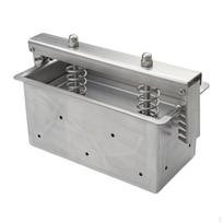 Mėsos presavimo forma Maistinio nerūdijančio plieno Kompaktiškas presas Stačiakampis 500G 16x8x6 CM Small gray