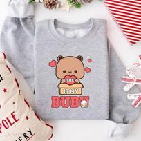 Bubu Dudu Derinantis Pora Džemperis Rinkinys Metinių Puloveris Apvalia Kaklo Ilgomis Rankovėmis Atsitiktinis Mados Patogus Šildantis Gobtuvas L gray