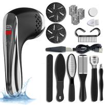 Electric Foot Callus Remover with 3 Heads, 2 Speeds, USB-C Rechargeable