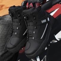Vyriški motociklininko batai Vandeniui atsparūs Motokroso Dviračių Batai Visureigių Motociklų Lenktynių Anti-drop Kvėpuojanti Įranga Minkšti 44 black