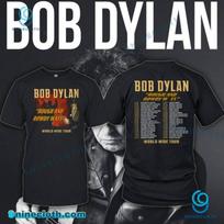 SALE!! Bob Dylan Rough And Rowdy Ways Worldwide Tour 2025 T-Shirt L black