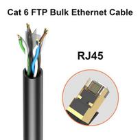 Jarnhng Lauko Cat 6 Ethernet Kabelis 300 m, Didelės Spartos Lan Tinklo Kabelis, Bulk Cat 6 Internetinis Kabelis, 1Gbps, 250 Mhz, Awg24 Utp Cca (300 Metrų, Juodas)