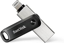 USB laikmena Sandisk 128gb Ixpand Go Usb atmintinė, skirta jūsų Iphone ir Ipad