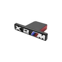 3D ABS X2M~X6M raidės emblema lipdukas priekinės grotelės emblema lipdukas aukštos kokybės automobilio išorės stiliaus priedai Grill-X2 sidabras