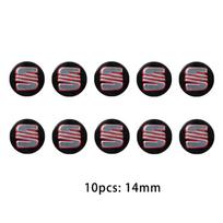 14mm Automobilio Raktų Lipdukai Auto Valdymo Raktų Emblema Lipdukas Seat 6l 6J Leon Mk3 mk2 5F Cupra Tarraco Ibiza Toledo FR Arona Alhambra black