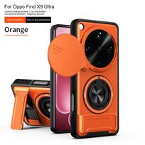 Oppo Find X9 Ultra dėklas Find X9 Ultra dangtelis Telefono dėklas Magsafe magnetinis sulankstomas laikiklis Karinė šarvuota kameros apsauga Dangtelis OPPO Find X9 Ultra black