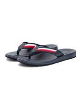 Tommy Hilfiger Softer Webbing Flip-Flops - Navy (T52G1Afp710Mt10Gy) T52G1Afp710Mt10Gy/44 gray