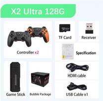 X2 Ultra žaidimų konsolė 256GB 60000+ retro žaidimų TV nešiojama žaidimų konsolė belaidžiai žaidimų valdikliai vaizdo žaidimų HD išvestis