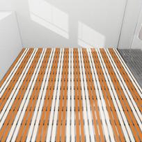 Non-Slip Bathroom Mat: Water-Absorbent Shower Pad for Bathtub, Toilet, and Entryway 61x61 cm ruda