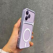 Metallic Finish Magnetic TPU Phone Case for realme C53,C51,Note 50 4G Shockproof Matte Soft Cover realme Note 50 4G