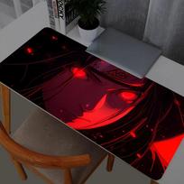 Naruto Itachi Uchiha Pelės kilimėlis Kompiuterio Nešiojamojo kompiuterio Anime Klaviatūros Pelės kilimėlis Didelis pelės kilimėlis Klaviatūros Žaidėjų Dekoras Stalo kilimėlis 30cmx60cm black
