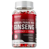 Buporai - Korėjietiško raudonojo ženšenio ekstrakto kapsulės - 1500 mg - Energija 120*1